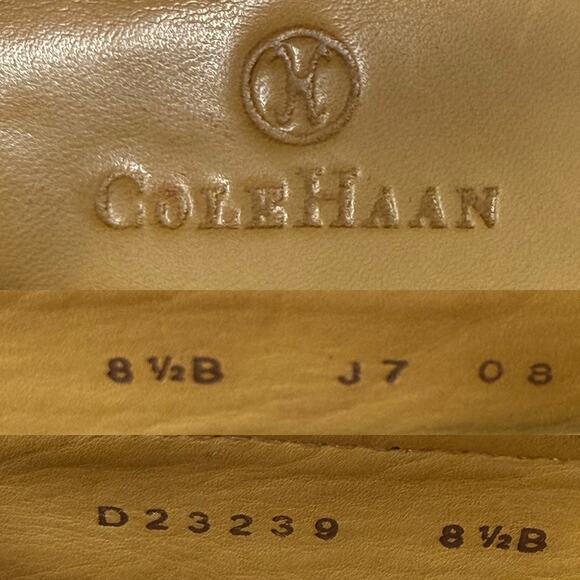 Cole Haan Stitched Moc Toe Loafers Womens 8.5 B Leather Slip-On Flats - Picture 15 of 16